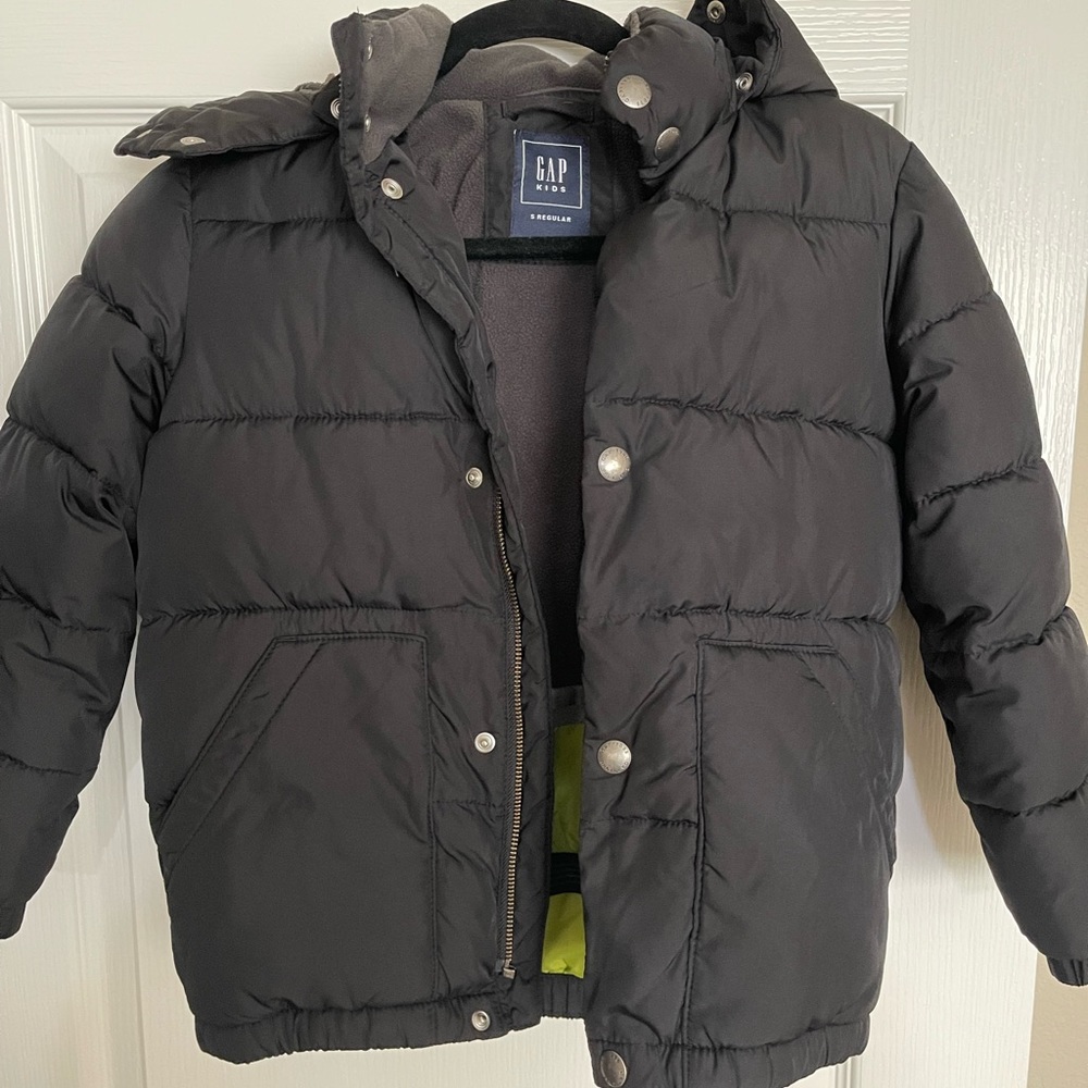 GAP Kids Black Puffer Jacket